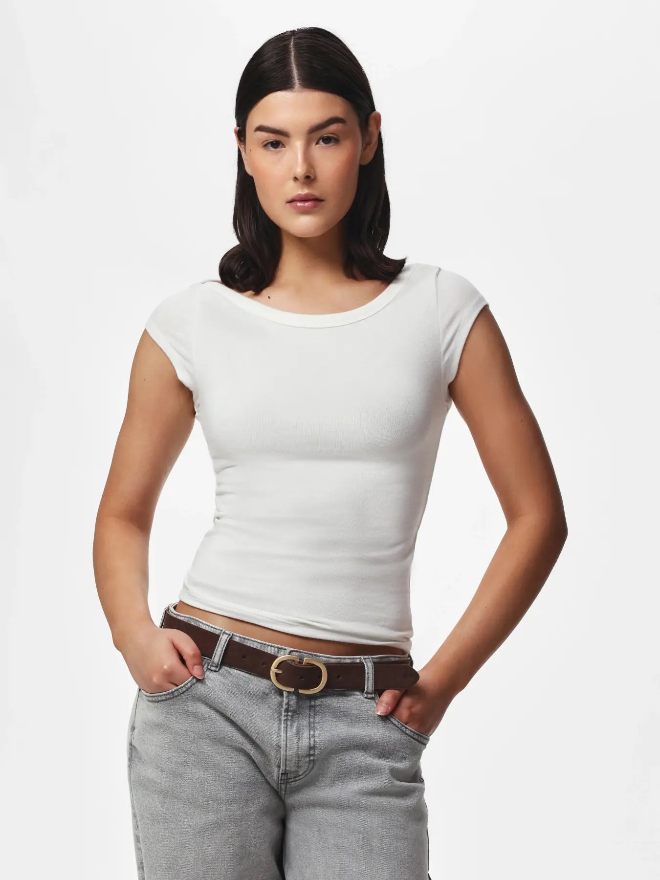 PIECES COW SUEDE BELT | HOT FUDGE