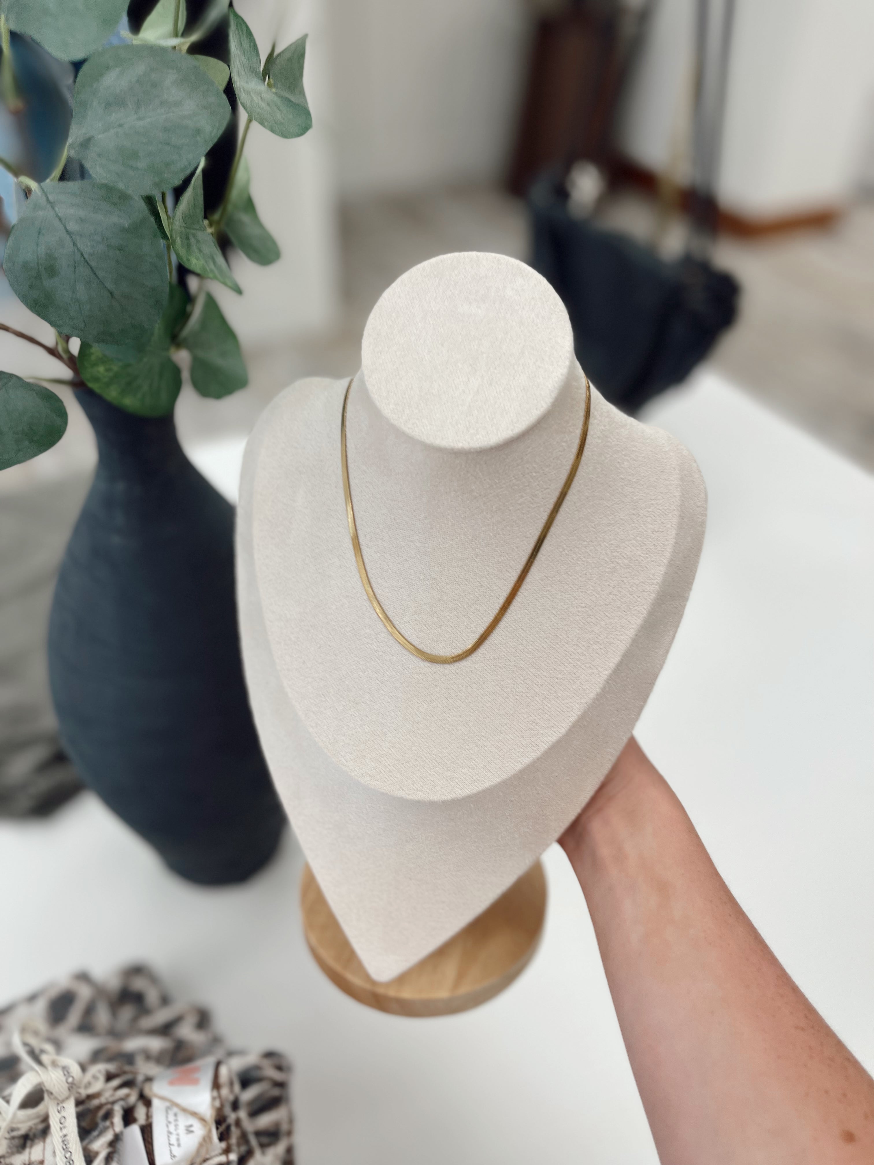 HERRING BONE NECKLACE | THE CORE COLLECTION