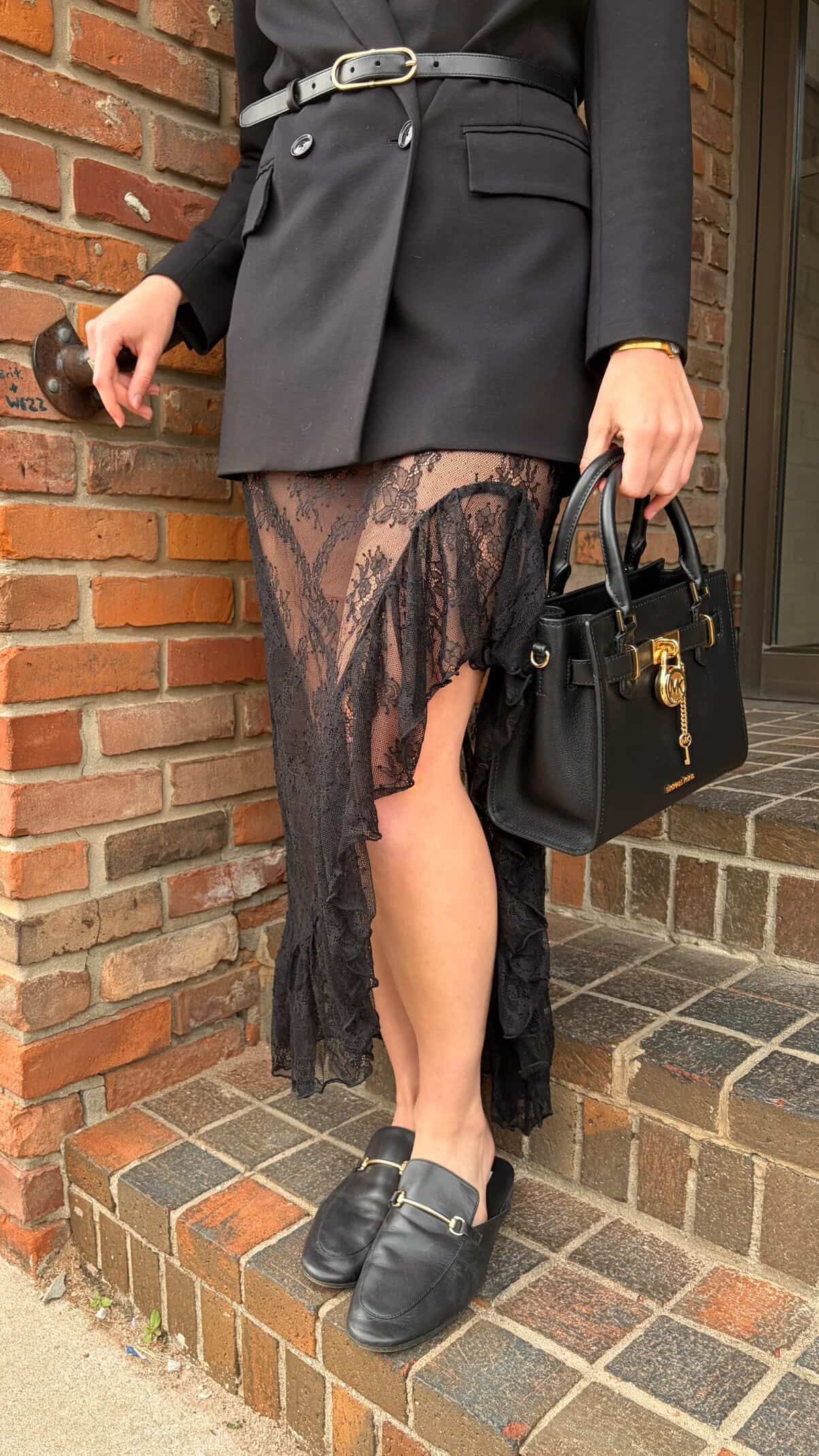 NOSIY MAY LUCIA LACE SKIRT