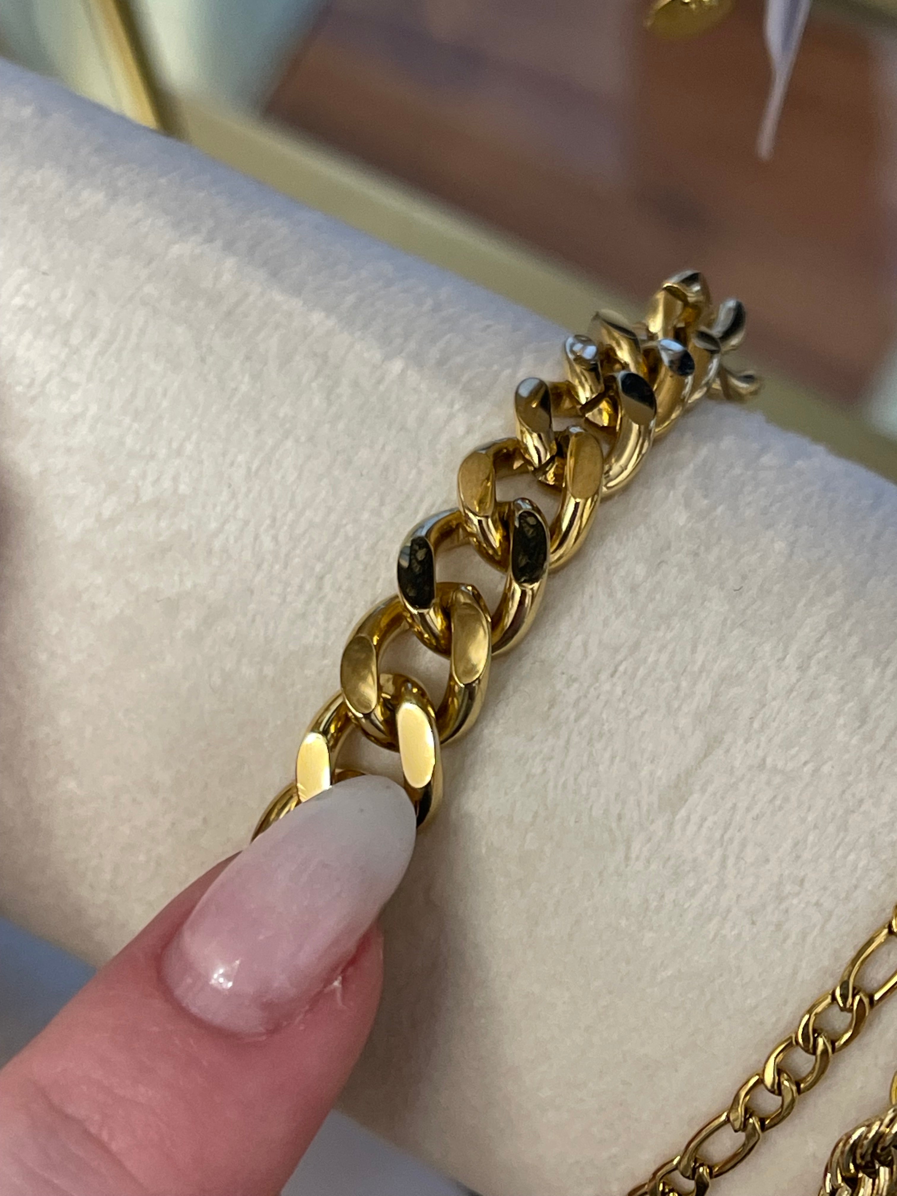 CHUNKY CURB CHAIN BRACELET