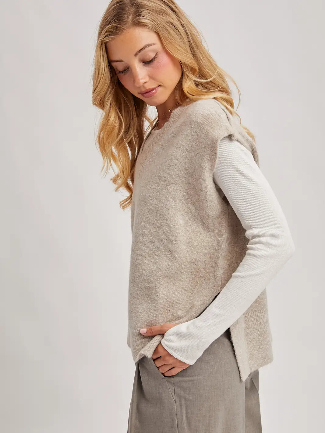 OATMEAL VEST