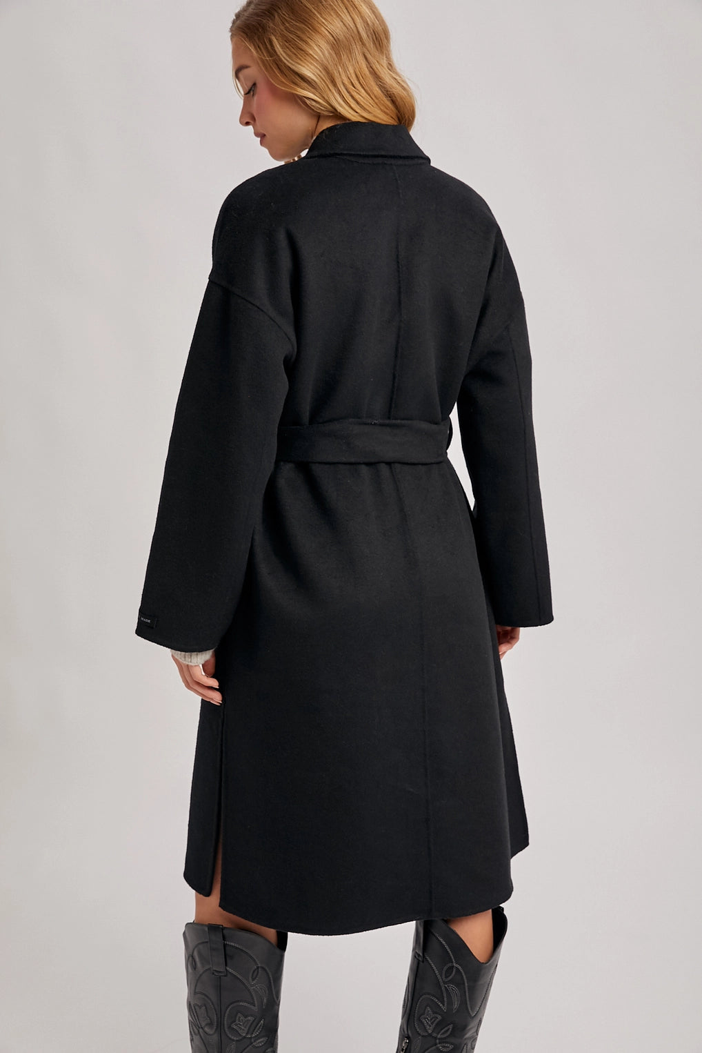 TRENCH COAT - BLACK & CAMEL