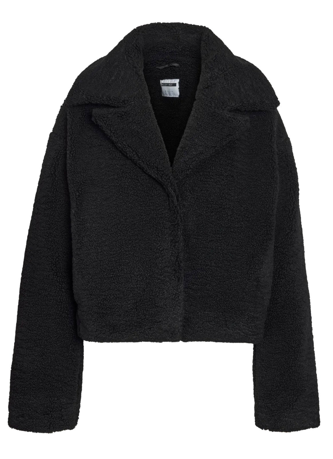 NM NATTI CROP TEDDY JACKET | BIRCH & BLACK