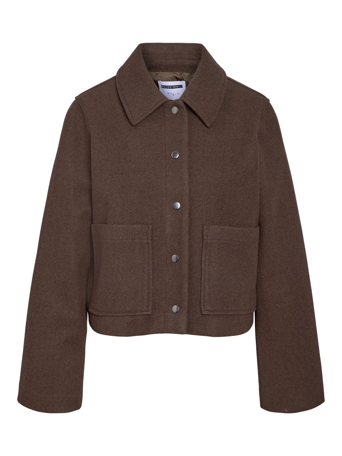 NM LUCY SHORT JACKET | GREY & CHOCOLATE BROWN