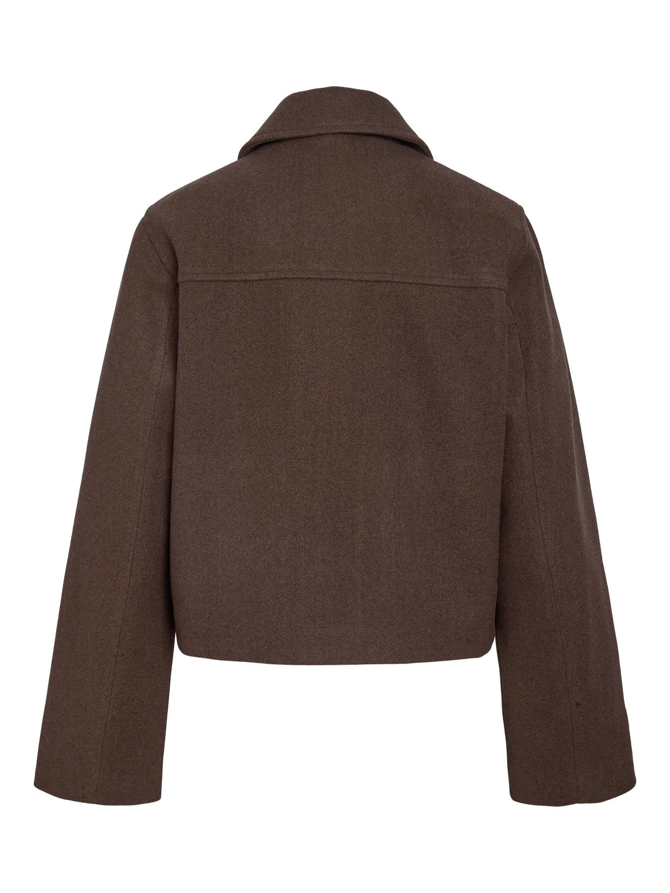 NM LUCY SHORT JACKET | GREY & CHOCOLATE BROWN