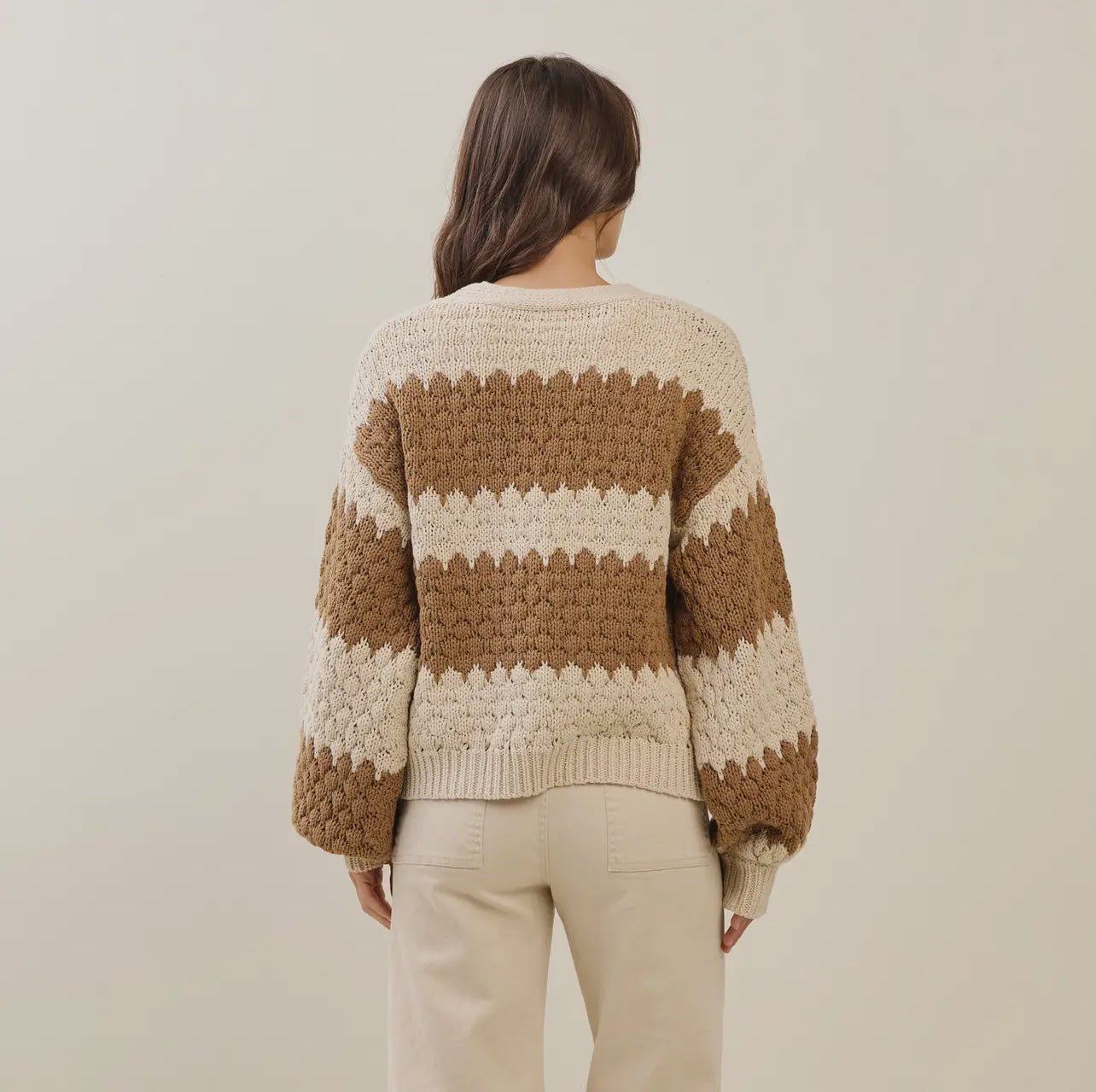 CHUNKY BOW CARDIGAN