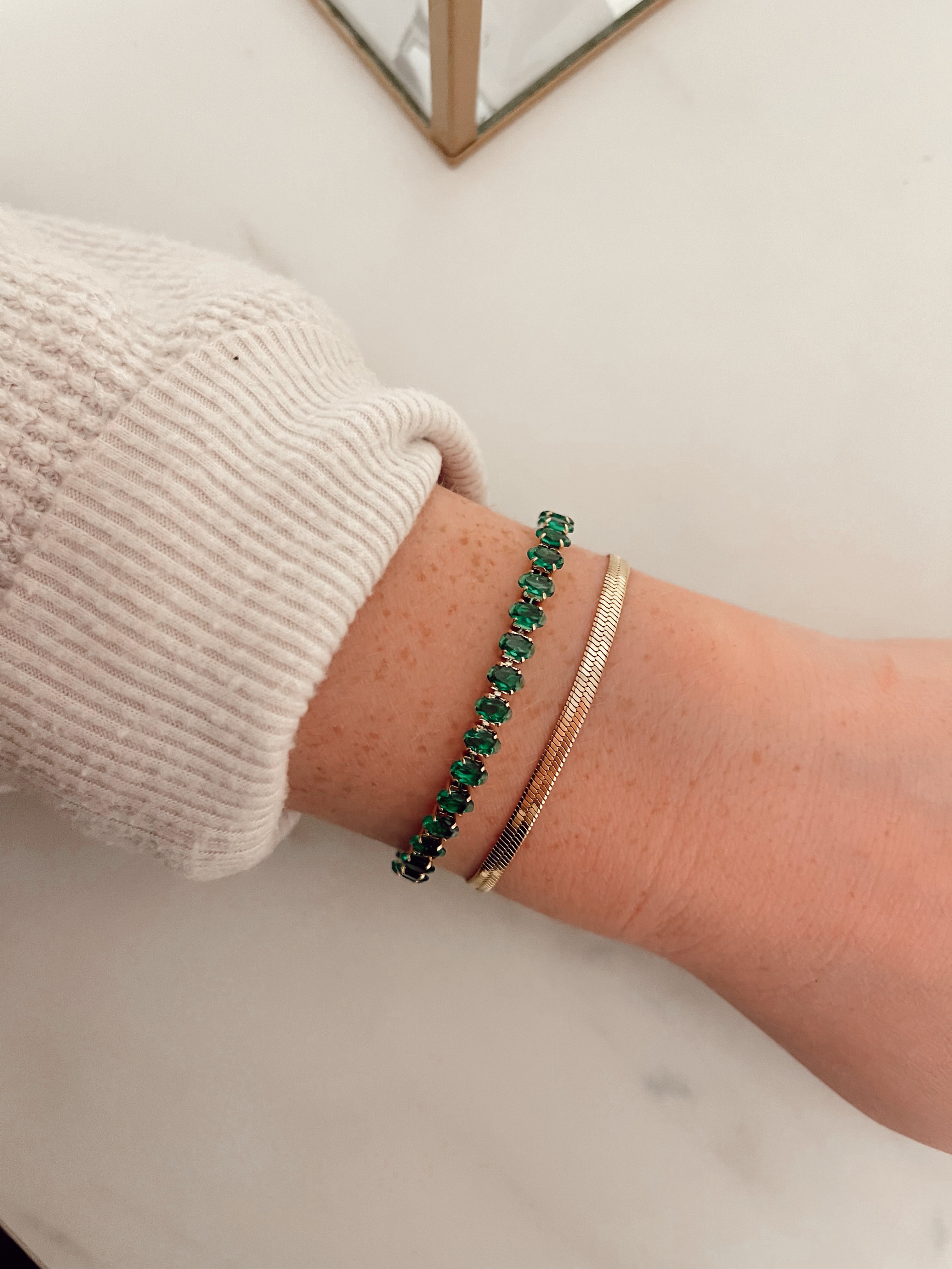 EMERALD TENNIS BRACELET