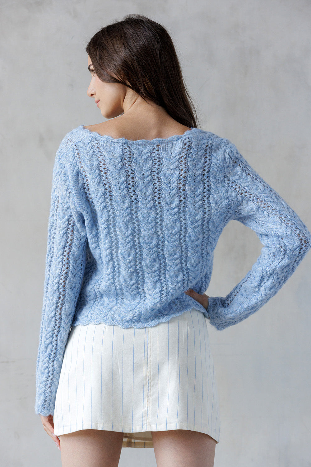 SKY BLUE CARDIGAN