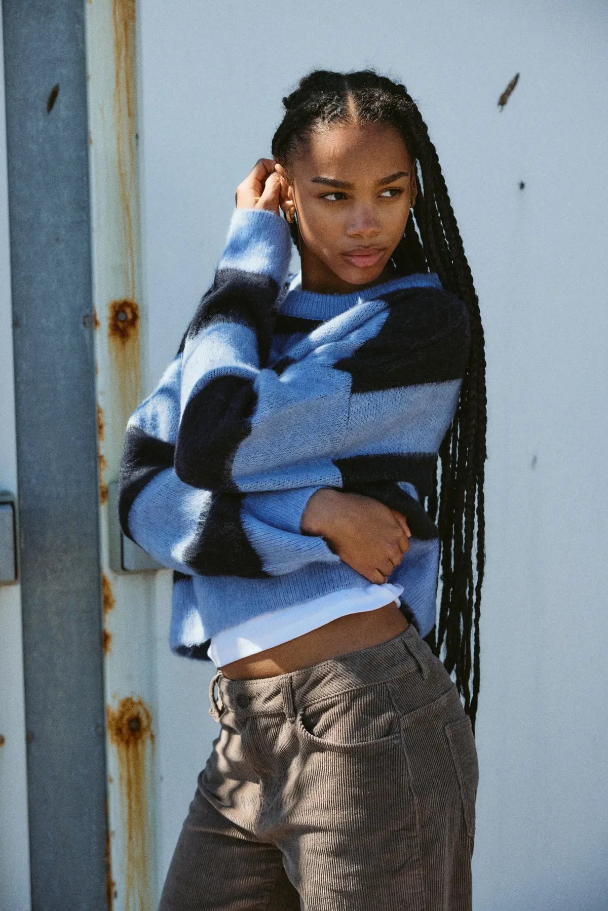 NM SOFF O-NECK KNIT NOOS