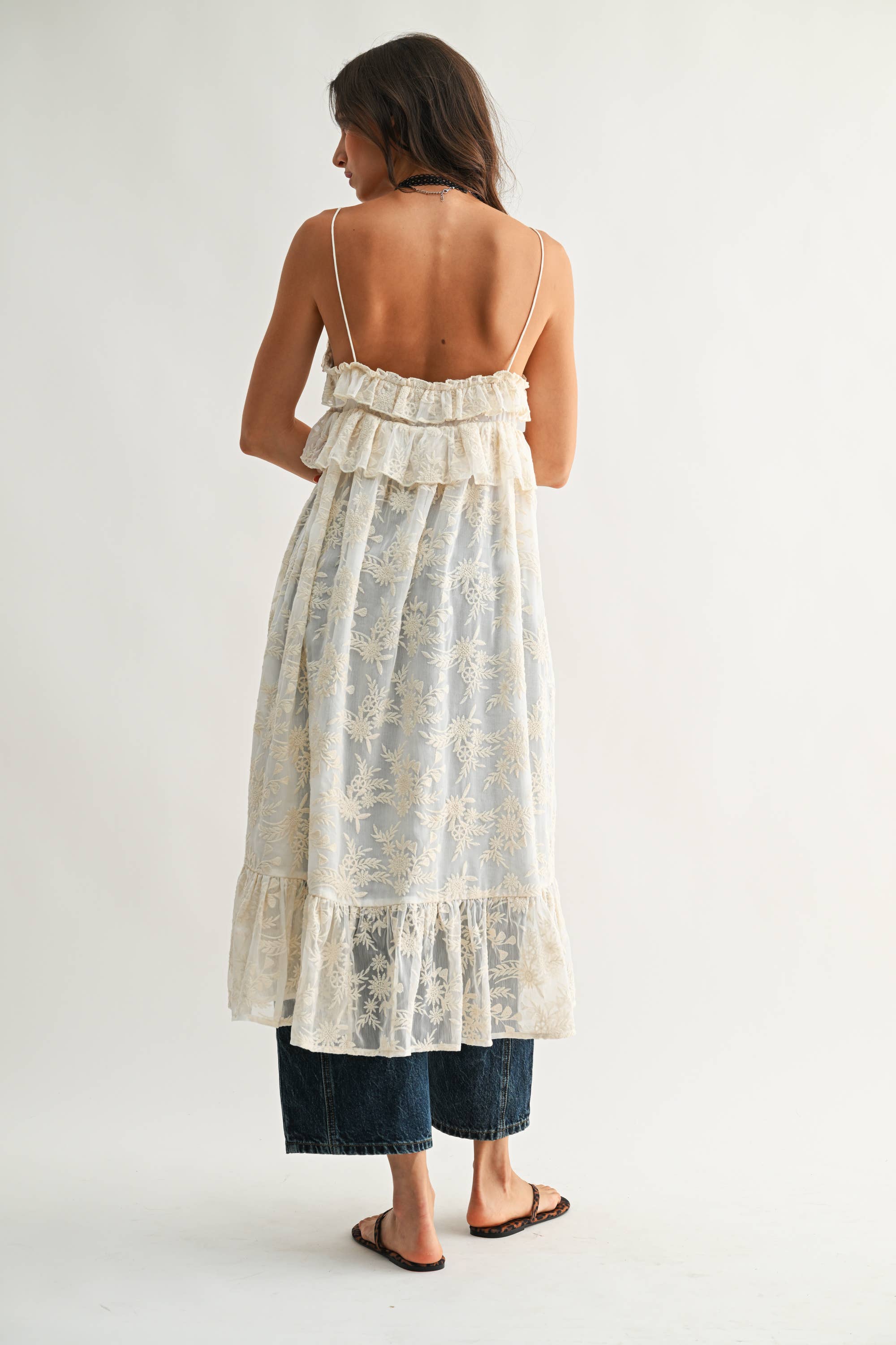 ABIGAIL RUFFLE COVER UP
