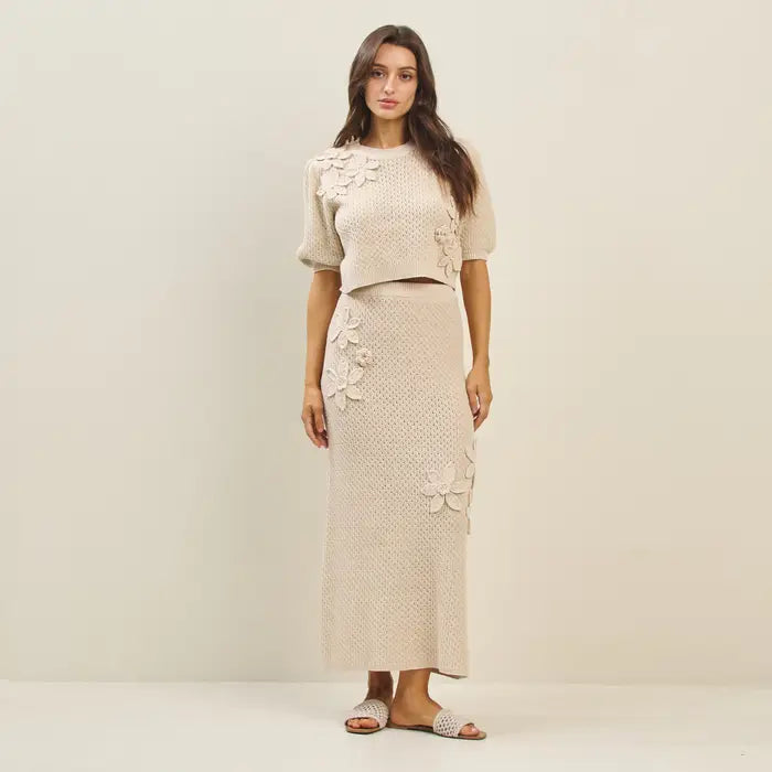 KNIT DAISY SKIRT