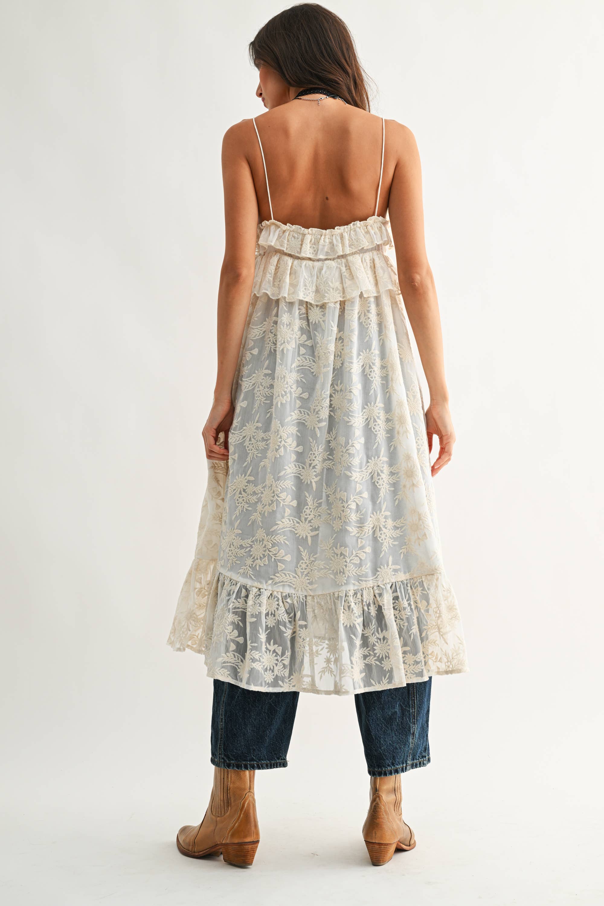 ABIGAIL RUFFLE COVER UP