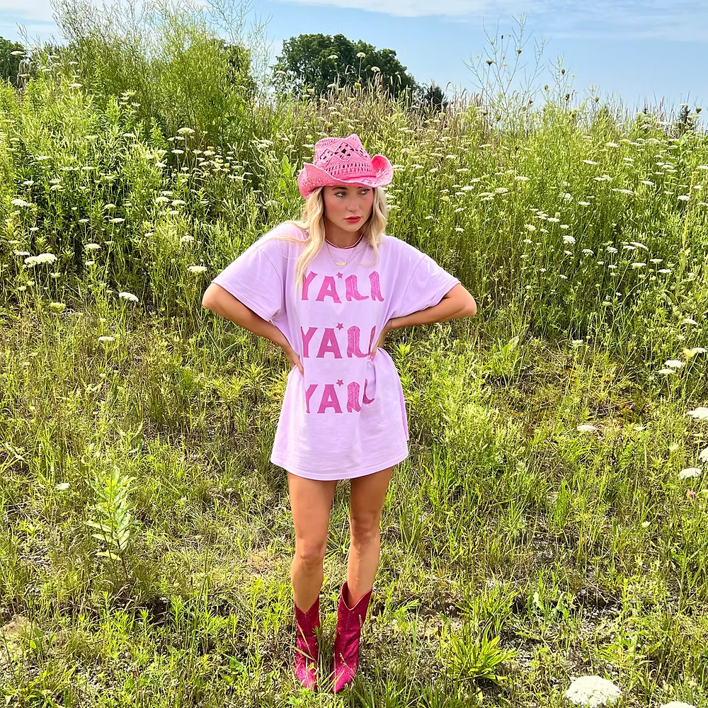 YA'LL T-SHIRT DRESS X KMV