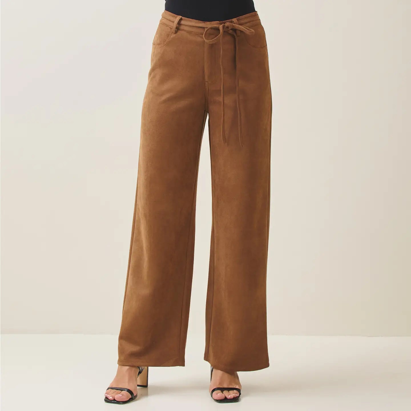 VEGAN SUEDE PANTS