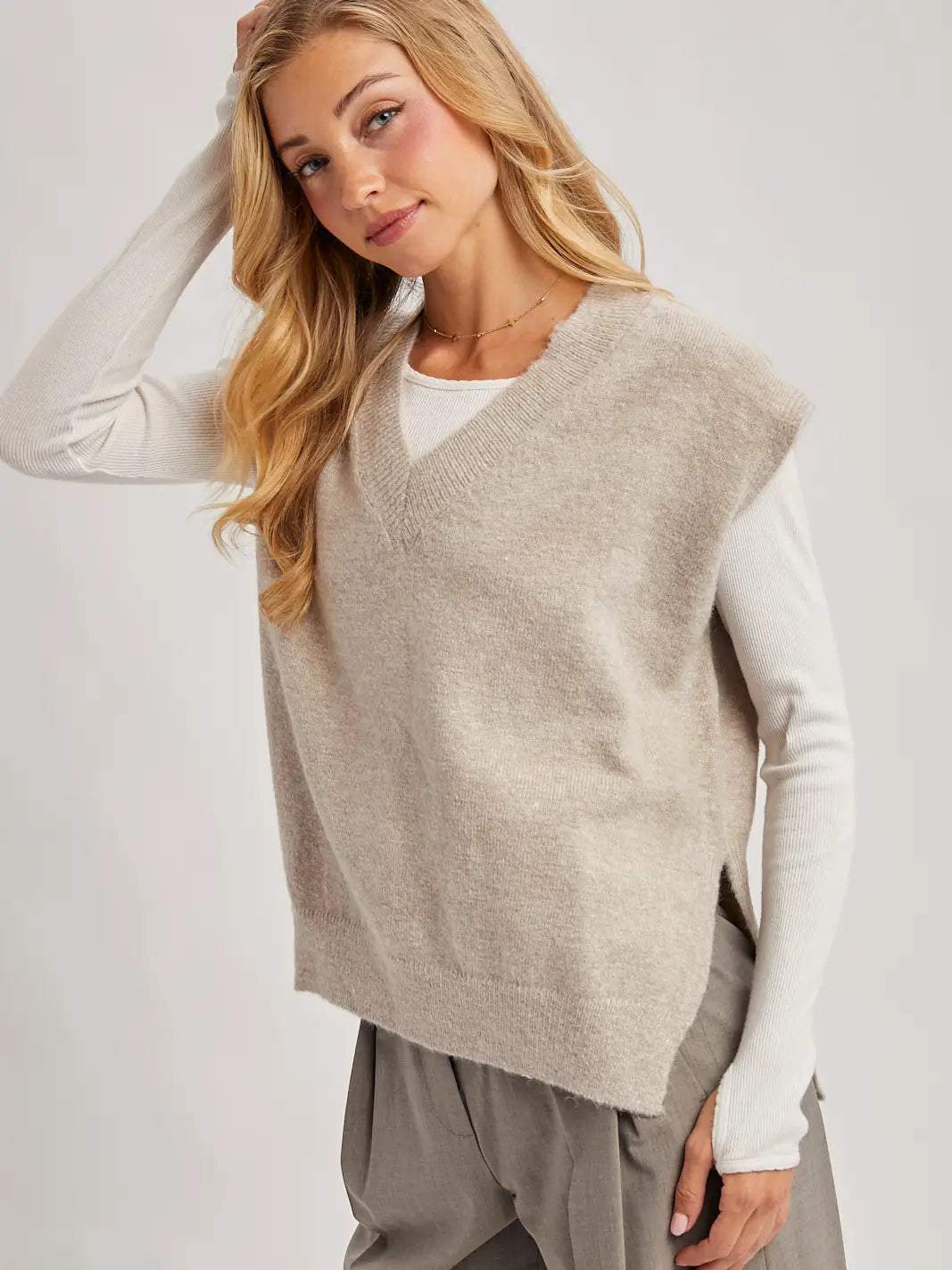 OATMEAL VEST