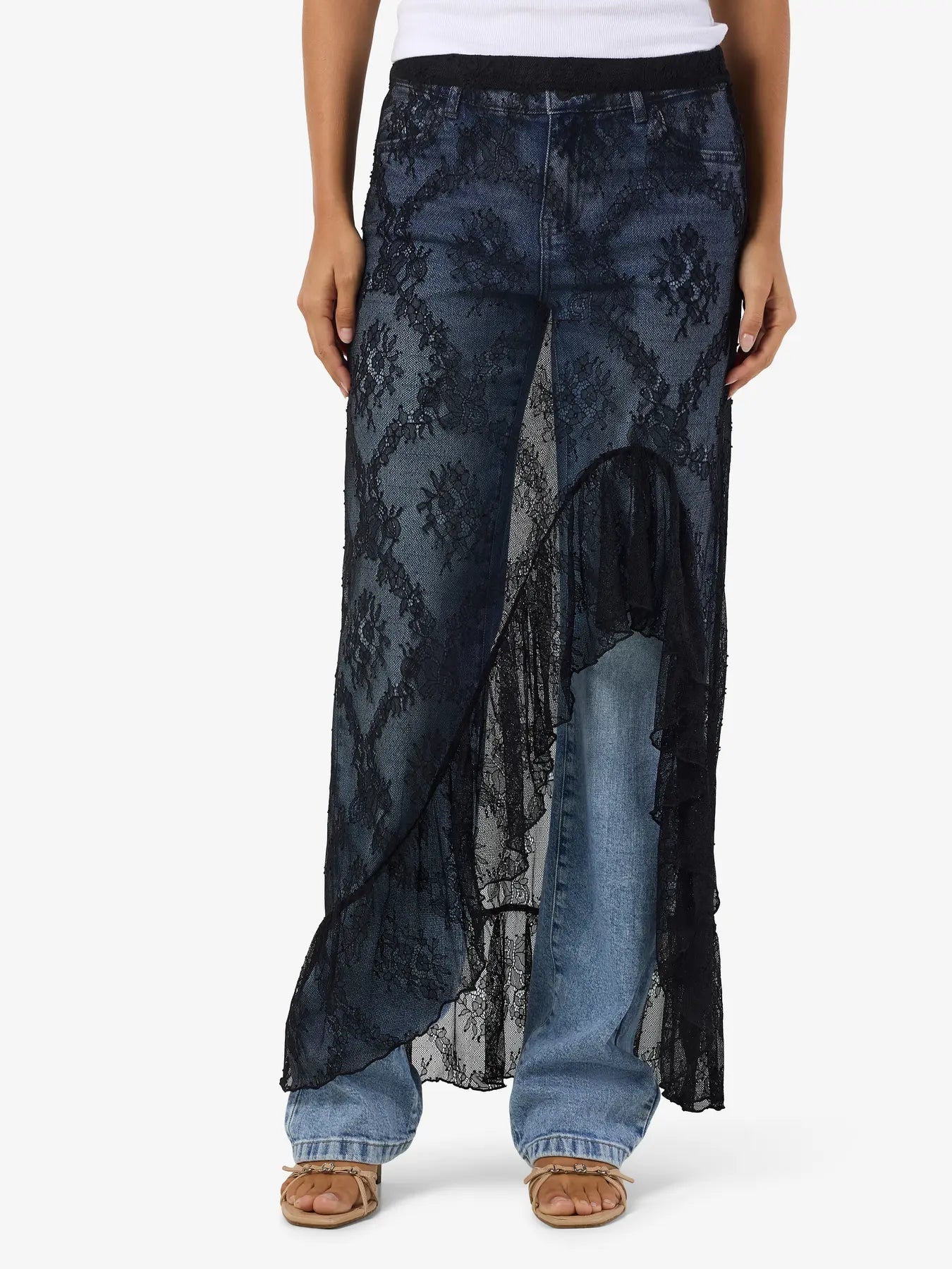 NOSIY MAY LUCIA LACE SKIRT