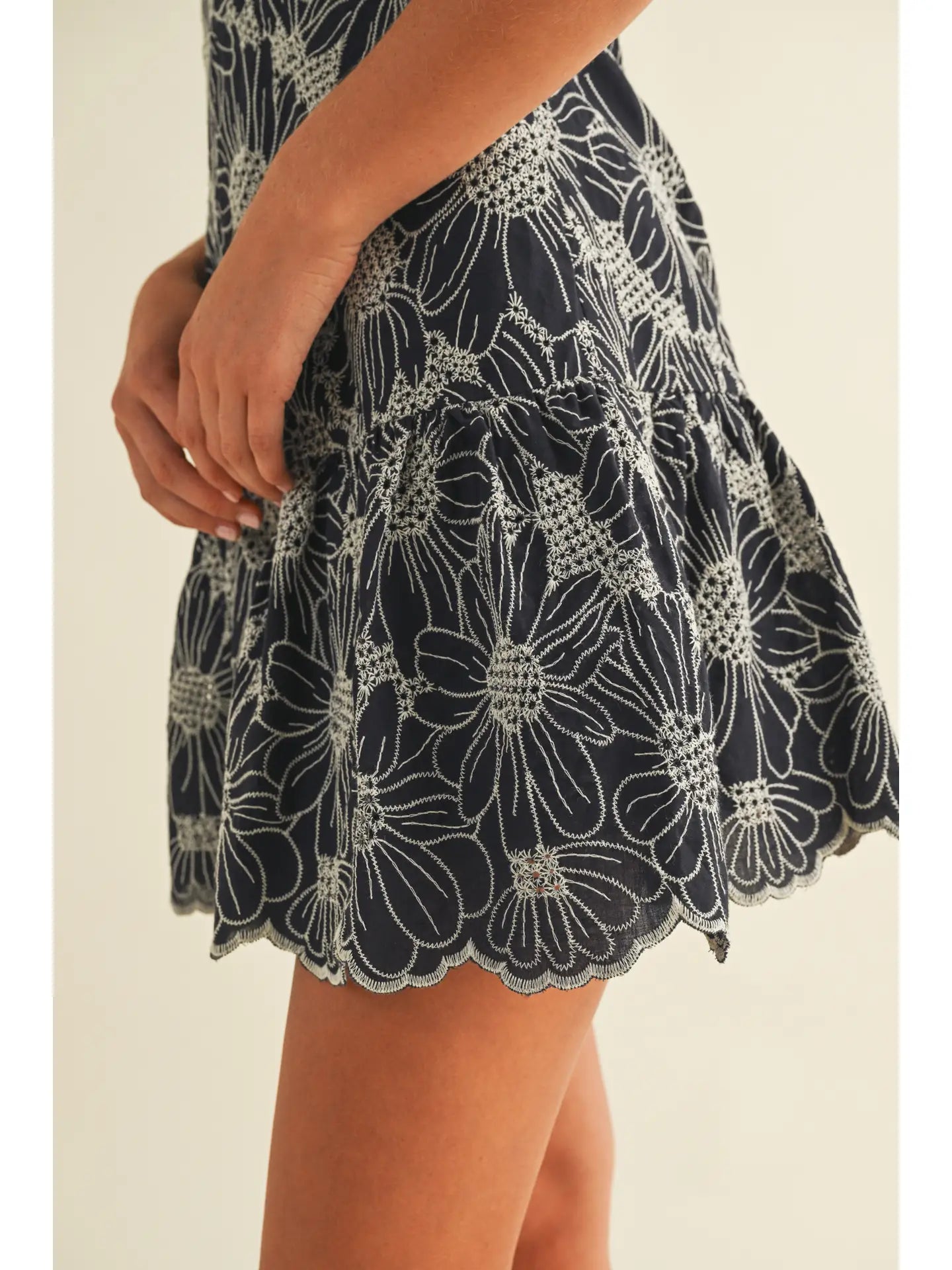 DIANA EMBROIDERED DRESS