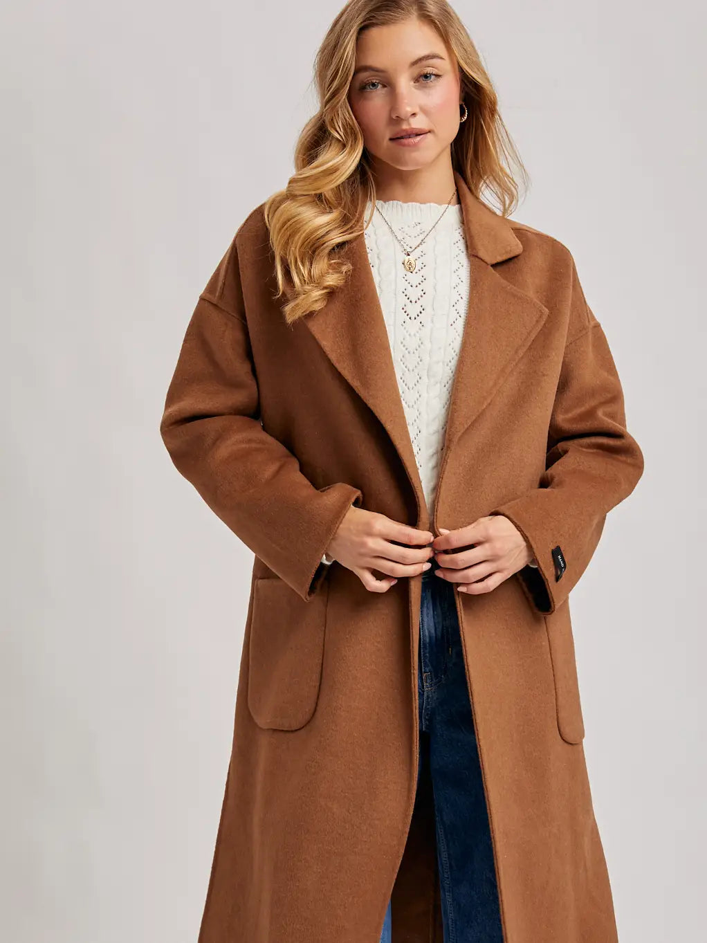 TRENCH COAT - BLACK & CAMEL