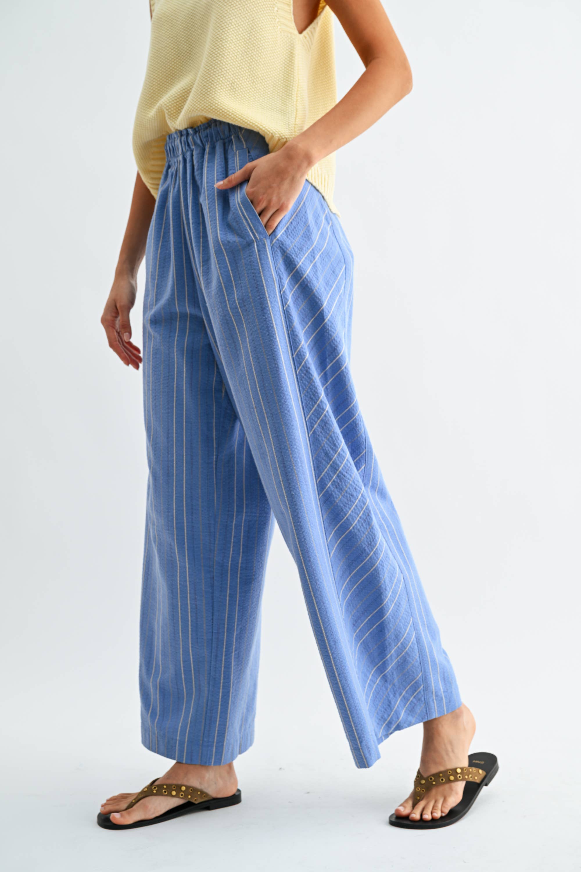 PINSTRIPE TROUSERS