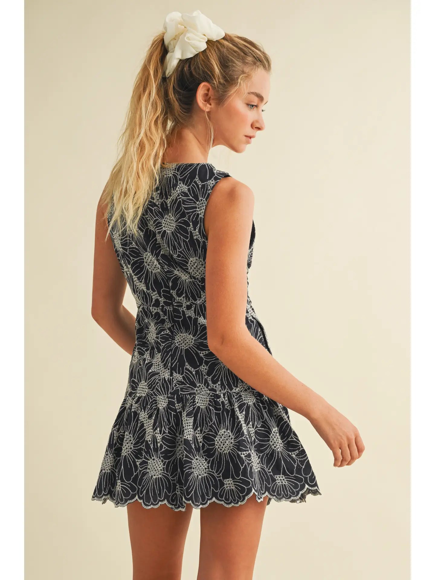 DIANA EMBROIDERED DRESS