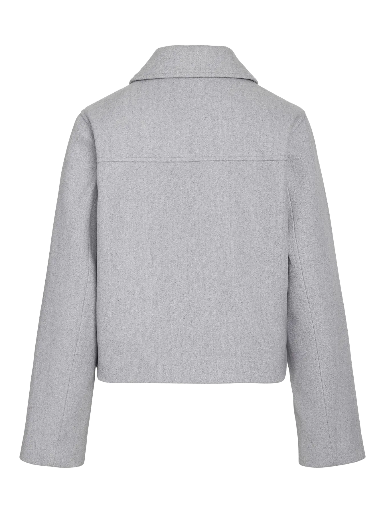 NM LUCY SHORT JACKET | GREY & CHOCOLATE BROWN