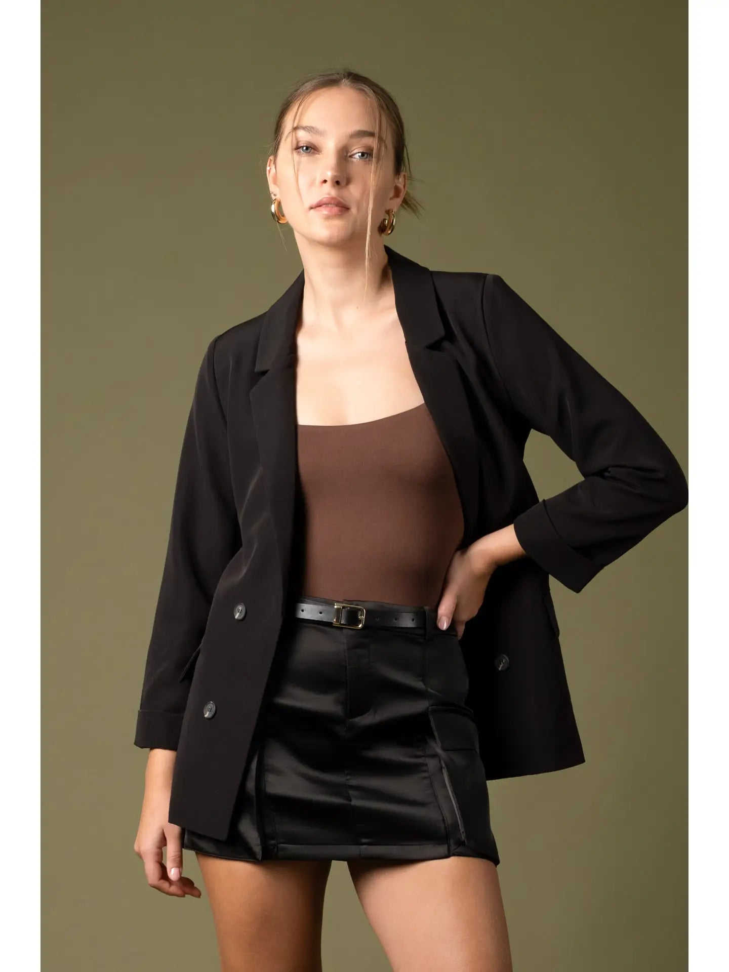 BLAZER | BLACK & BROWN