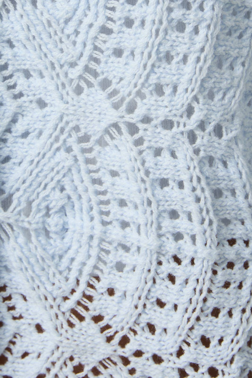 BABY BLUE CROCHET CARDIGAN