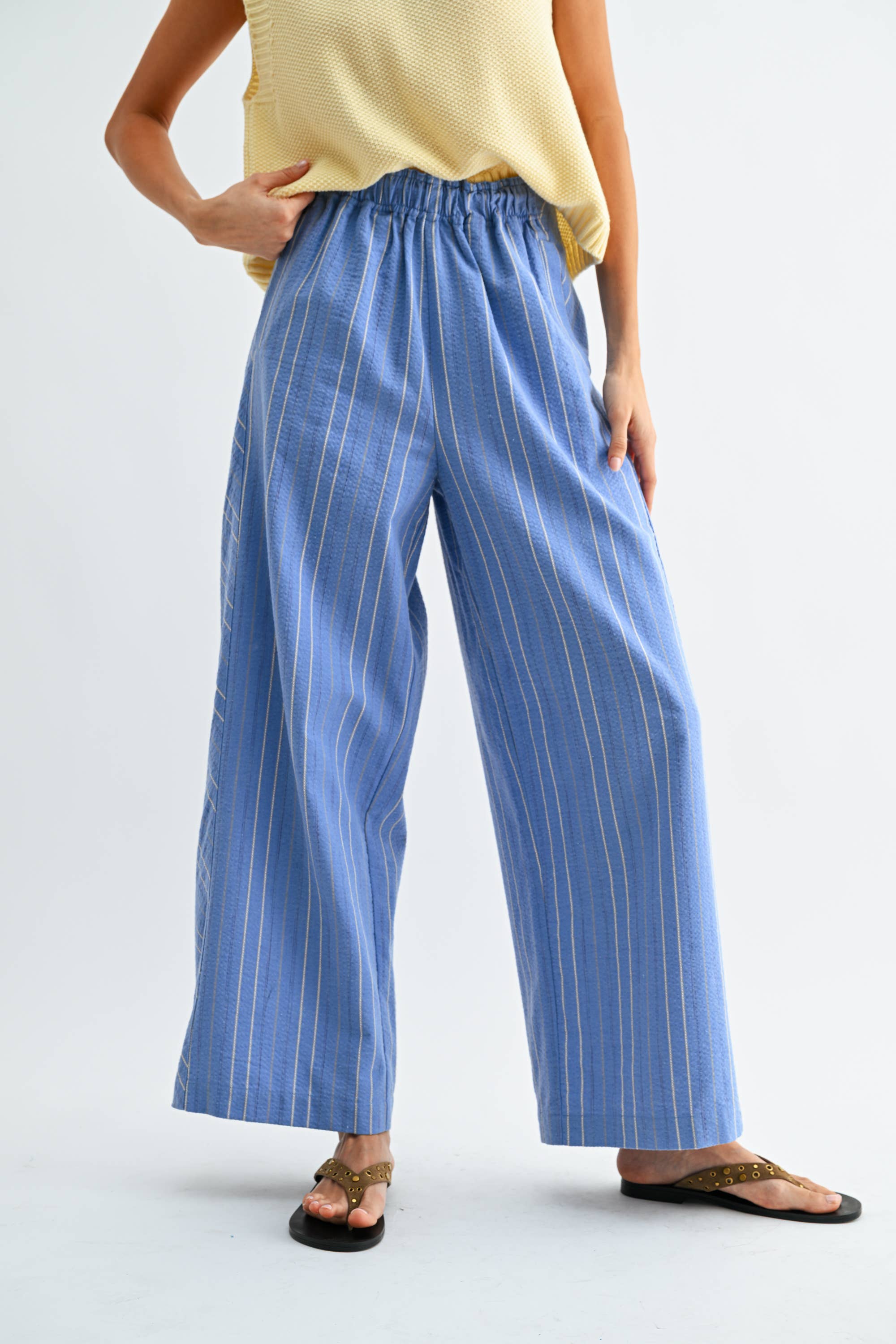 PINSTRIPE TROUSERS