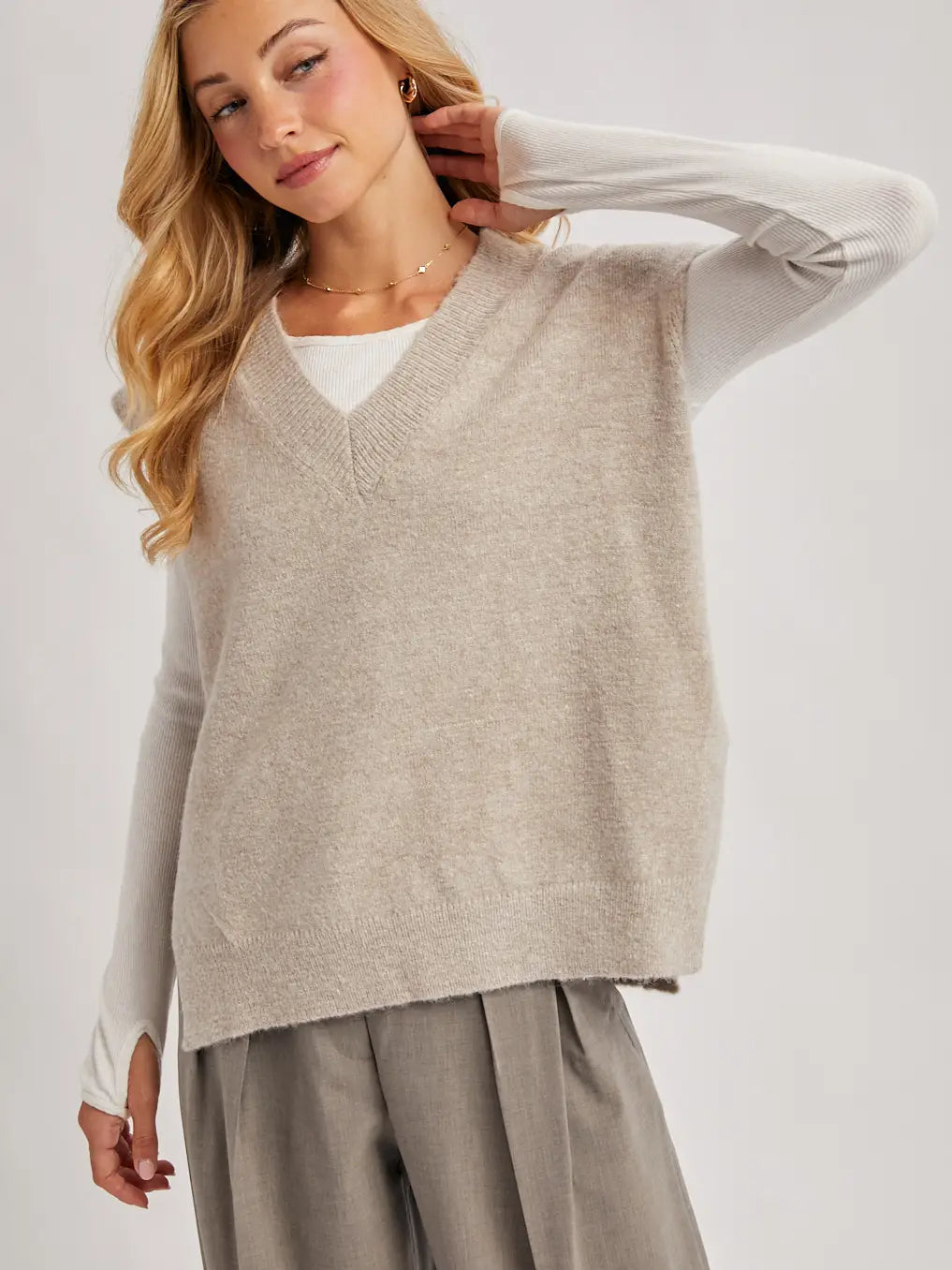 OATMEAL VEST