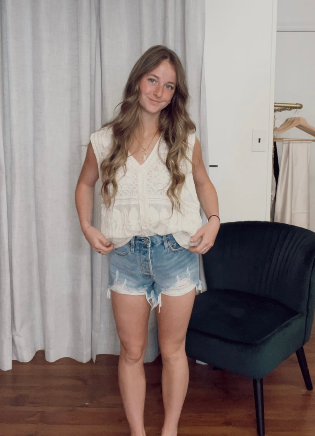 LUCY CROCHET TOP