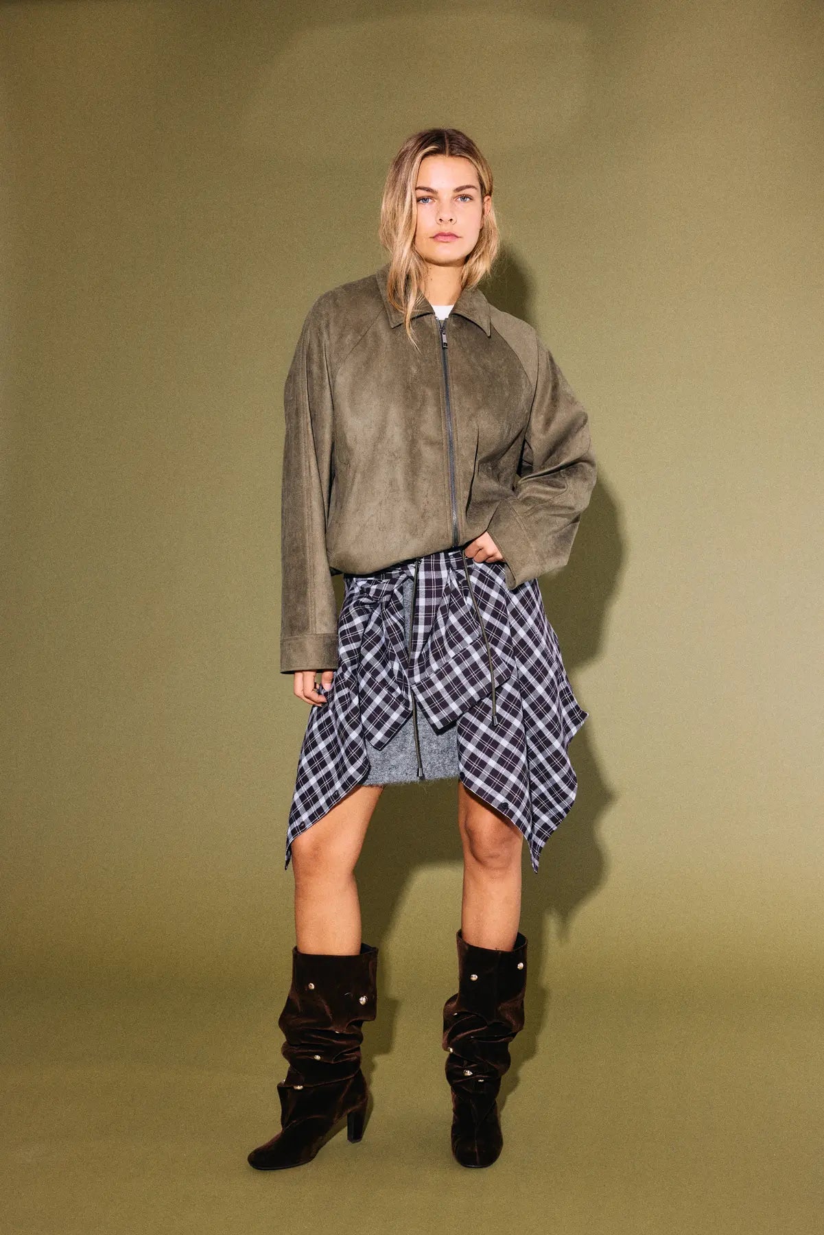NM EMMY SUEDE BUBBLEHEM JACKET