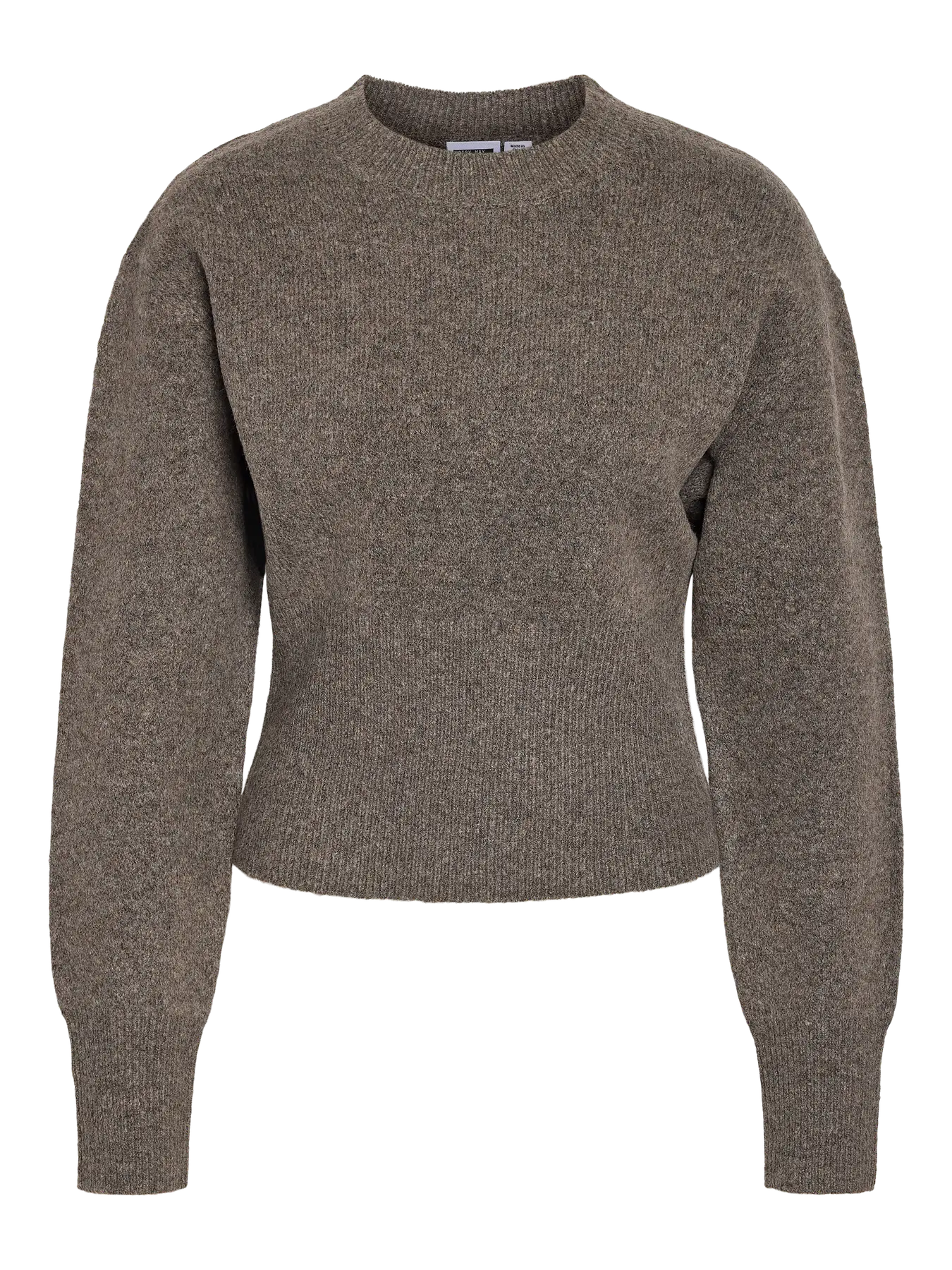 NM SLOAN O-NECK KNIT | BLACK & MOREL