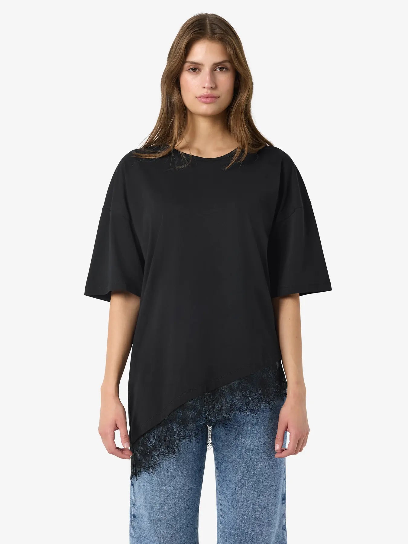NM EASY LACE DETAIL T-SHIRT