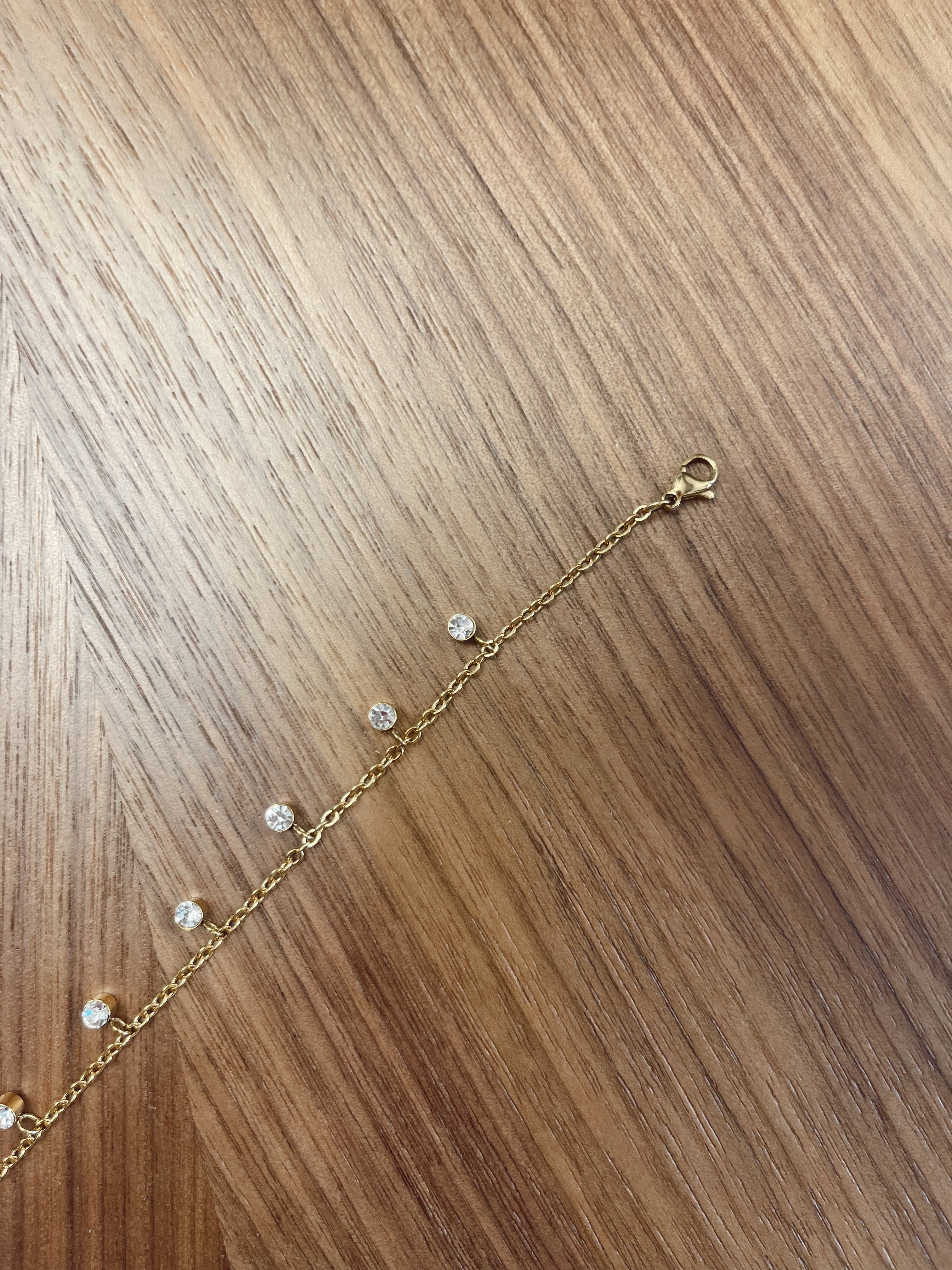 DIAMOND DROP ANKLET