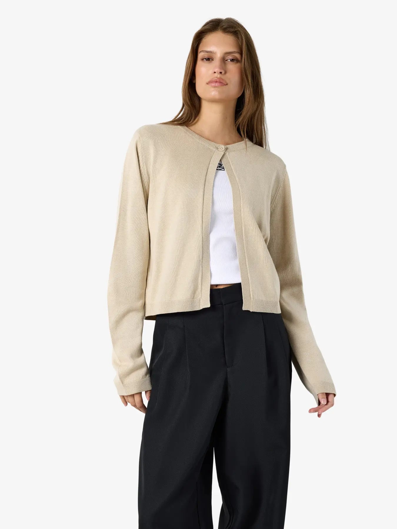 NM MAYSA O-NECK KNIT CARDIGAN