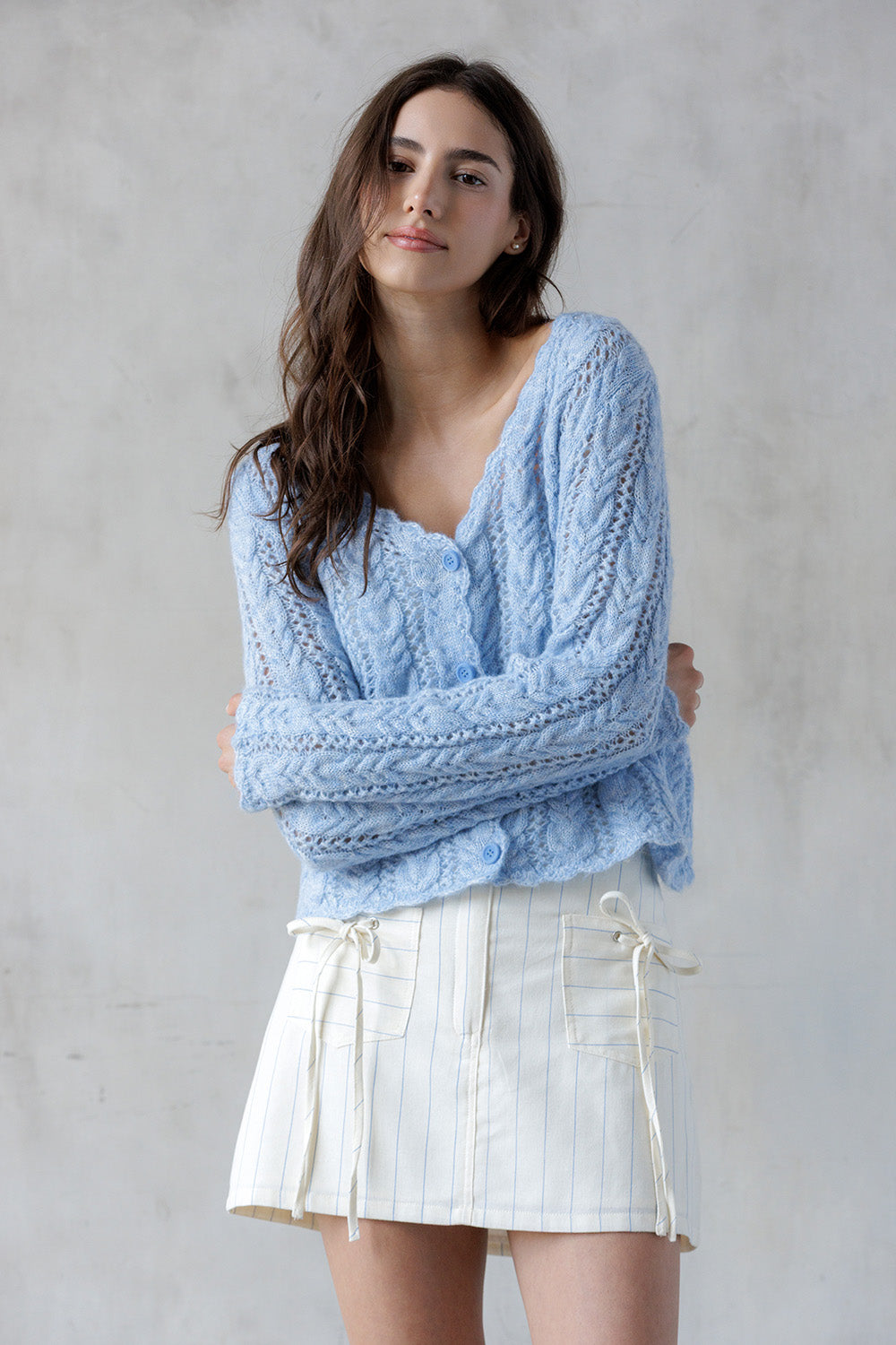 SKY BLUE CARDIGAN
