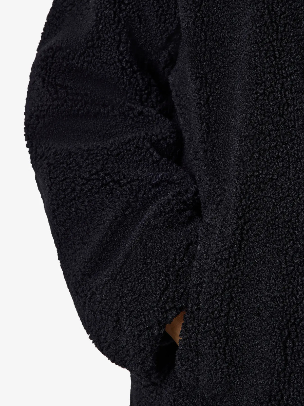 NM NATI TEDDY COAT | BIRCH & BLACK