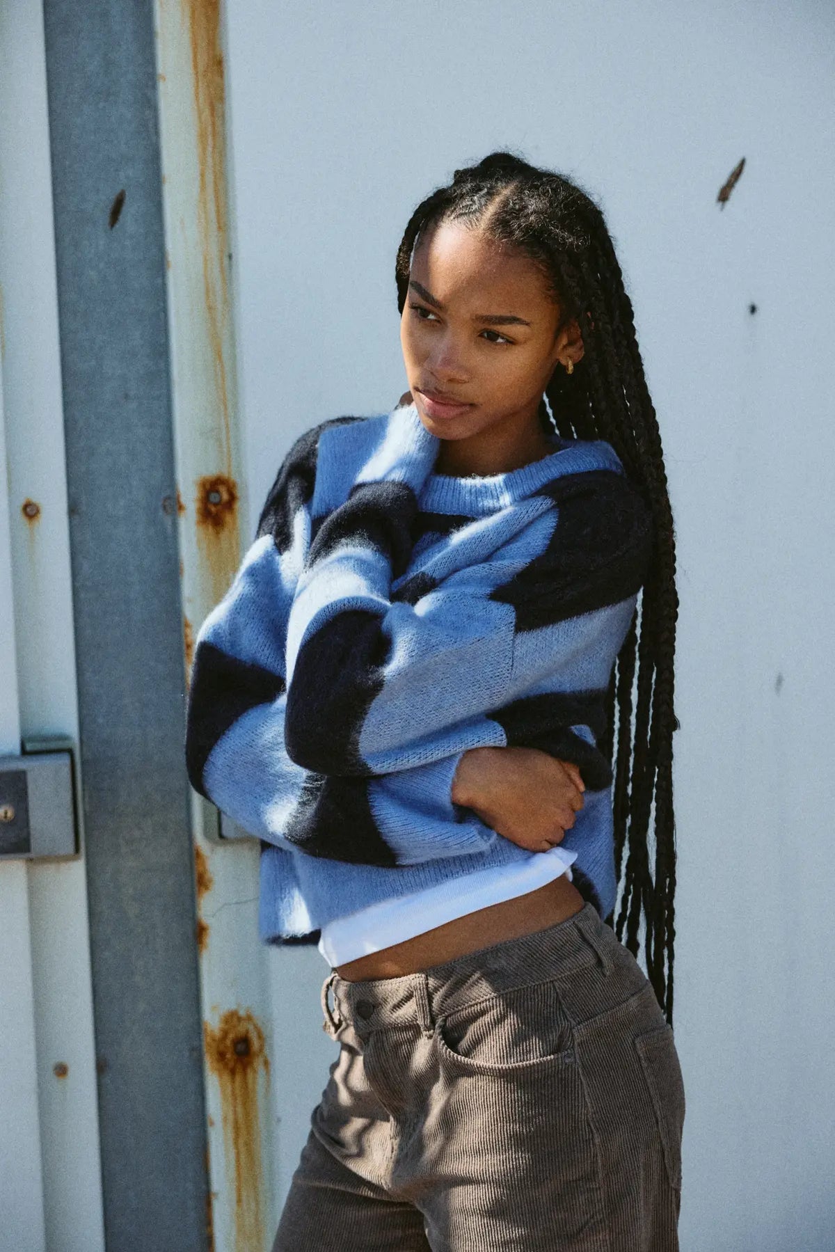 NM SOFF O-NECK KNIT NOOS