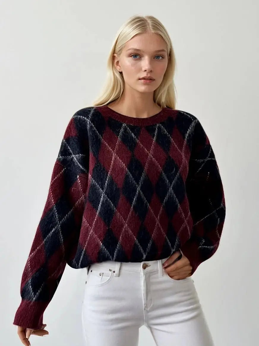 ARGYLE SWEATER