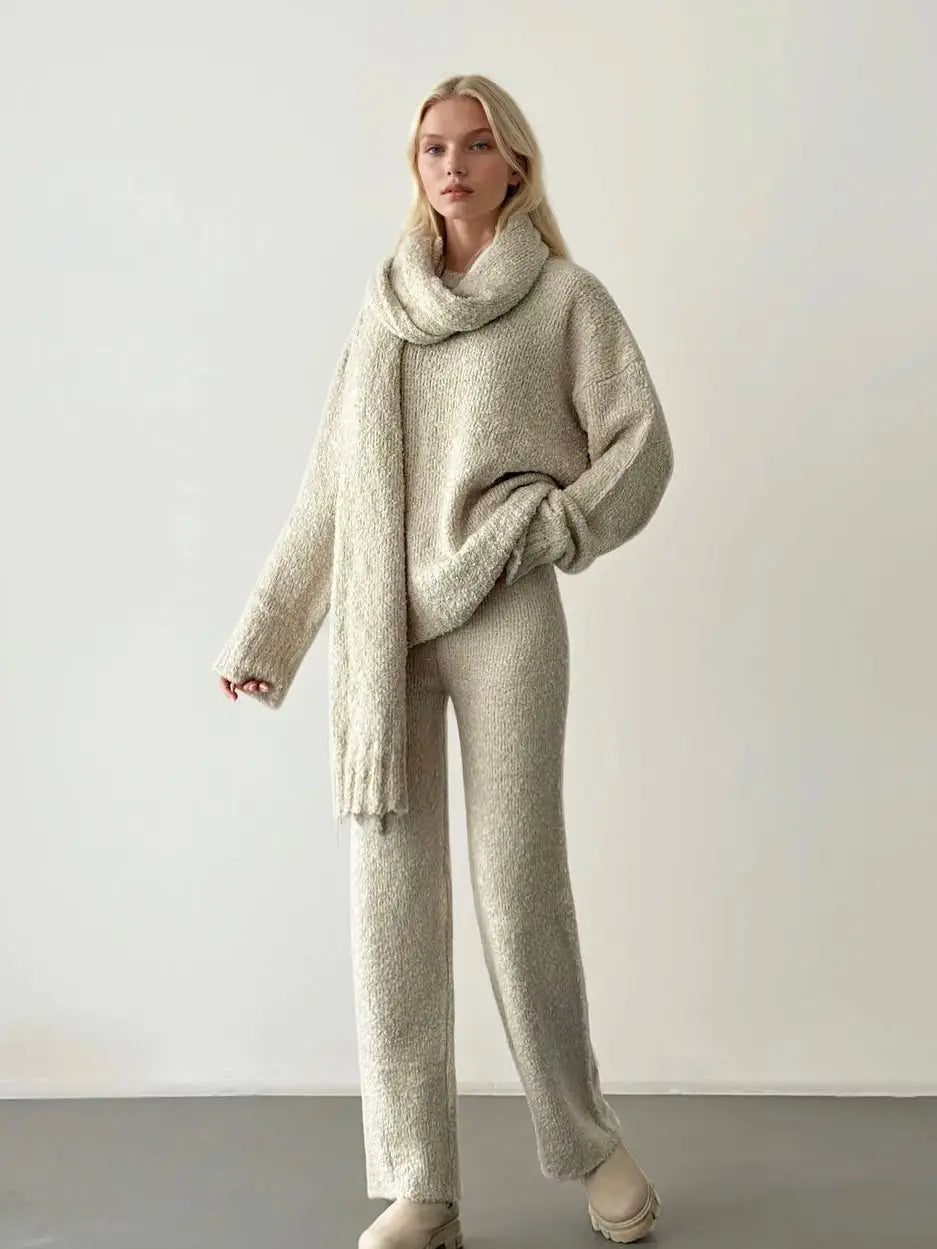 3 PIECE CREAM LOUNGE SET