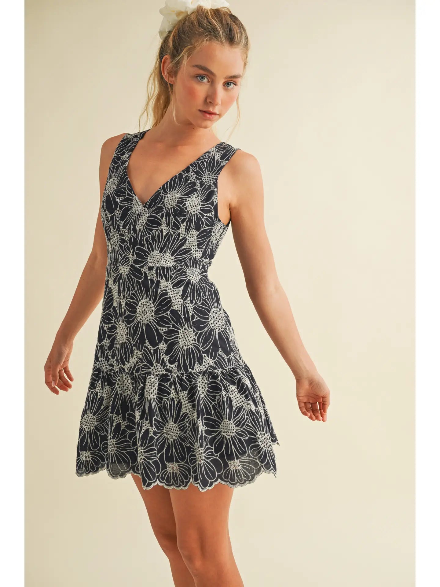 DIANA EMBROIDERED DRESS