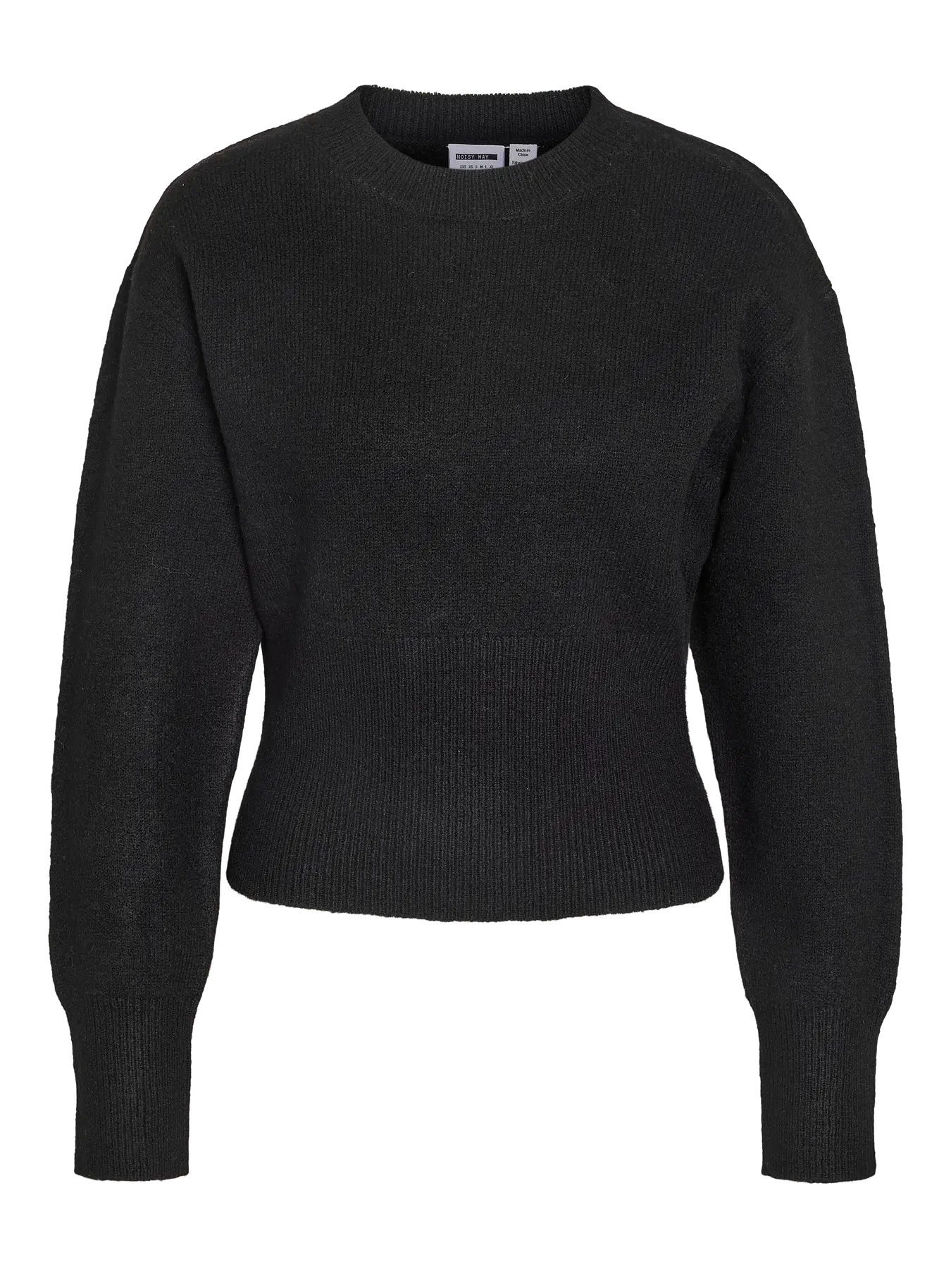 NM SLOAN O-NECK KNIT | BLACK & MOREL