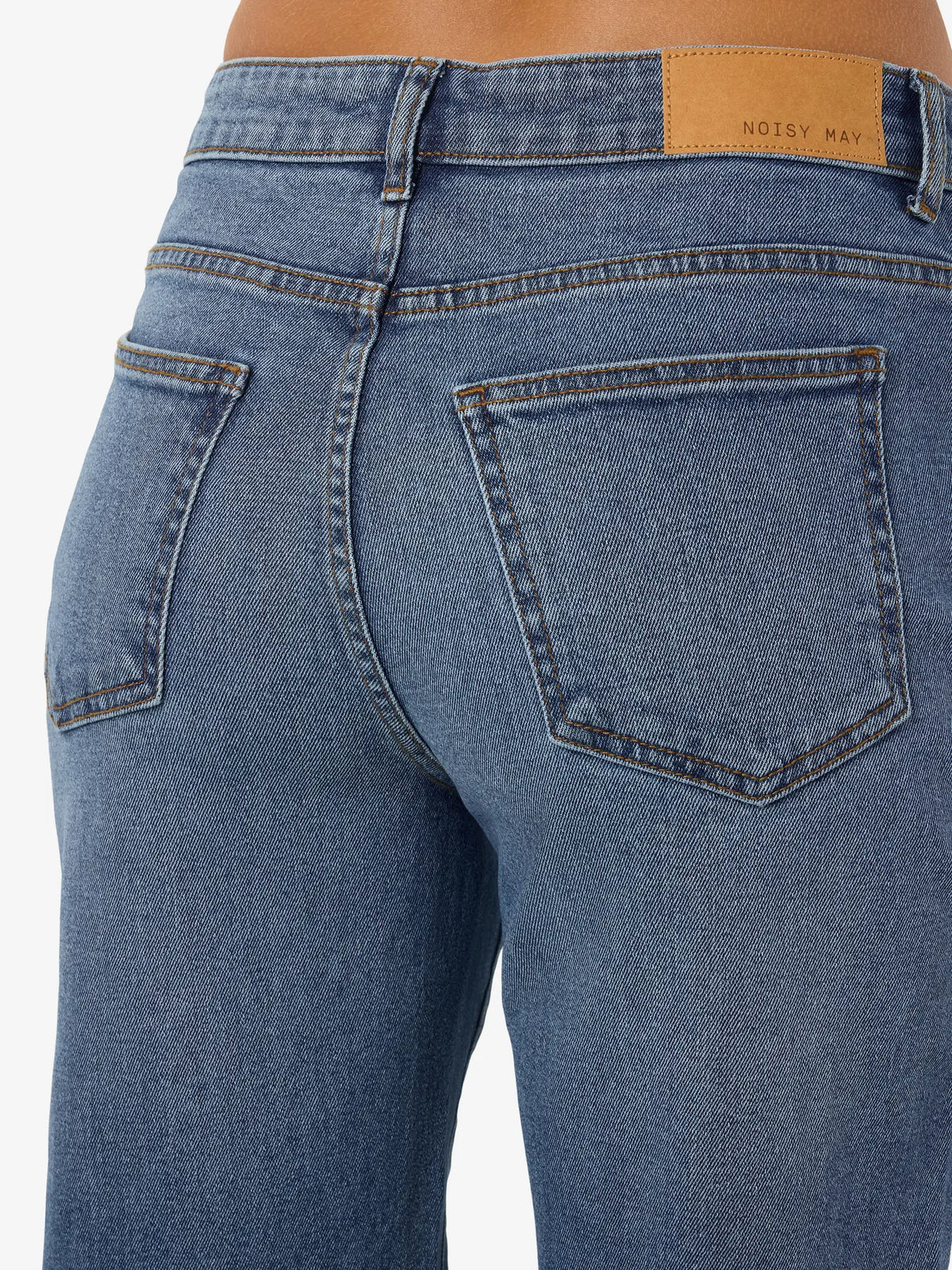 NM YOLANDA MID-RISE STRAIGHT LEG JEANS