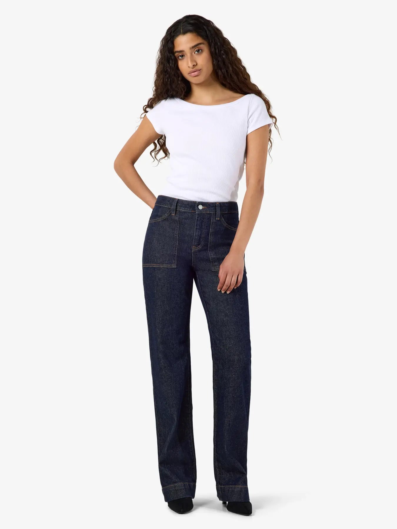 NM YOLANDA STRAIGHT LEG JEANS | DARK WASH