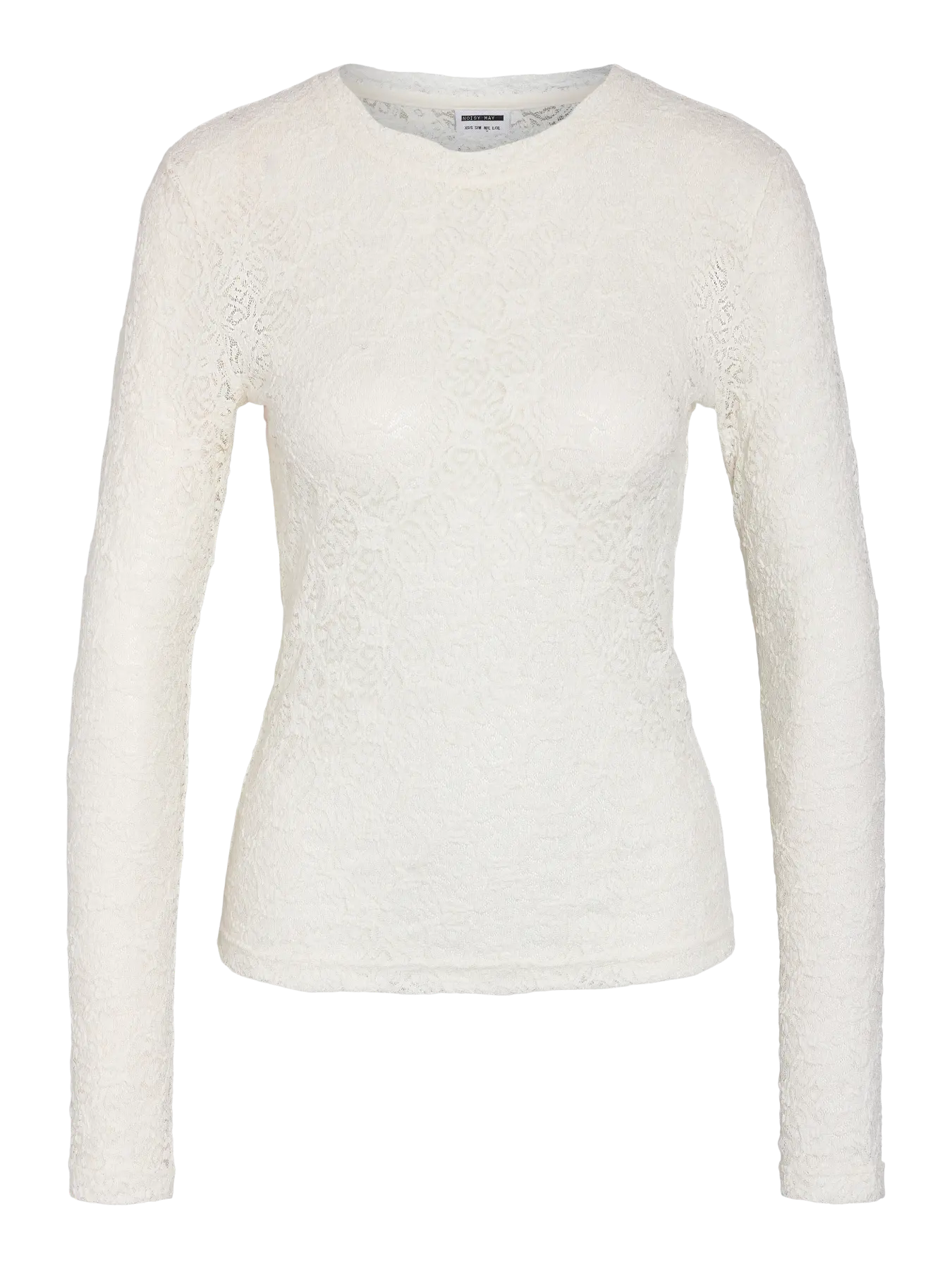 NM JUDITH LACE TOP | BLACK, WHITE & BROWN