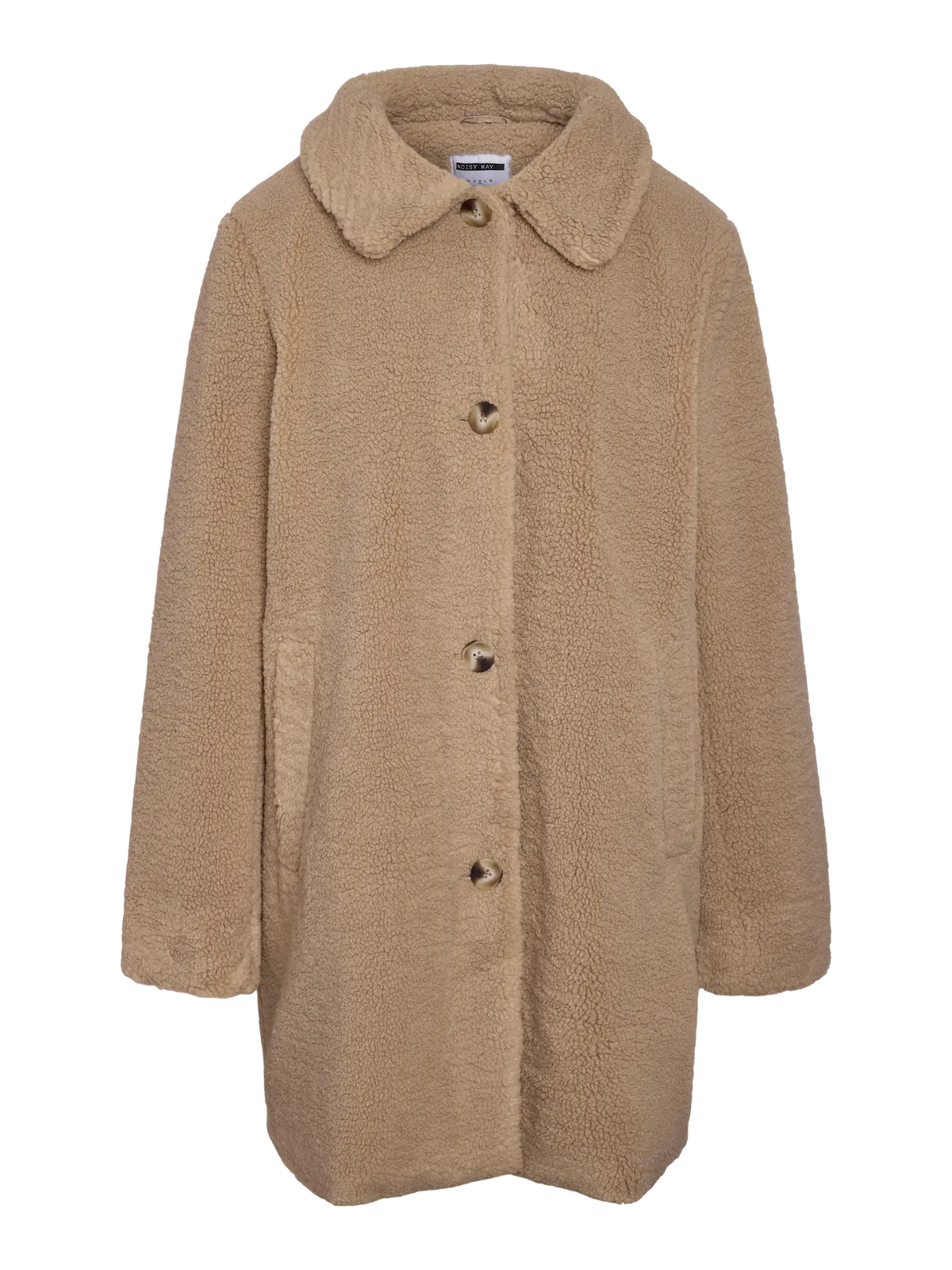 NM NATI TEDDY COAT | BIRCH & BLACK