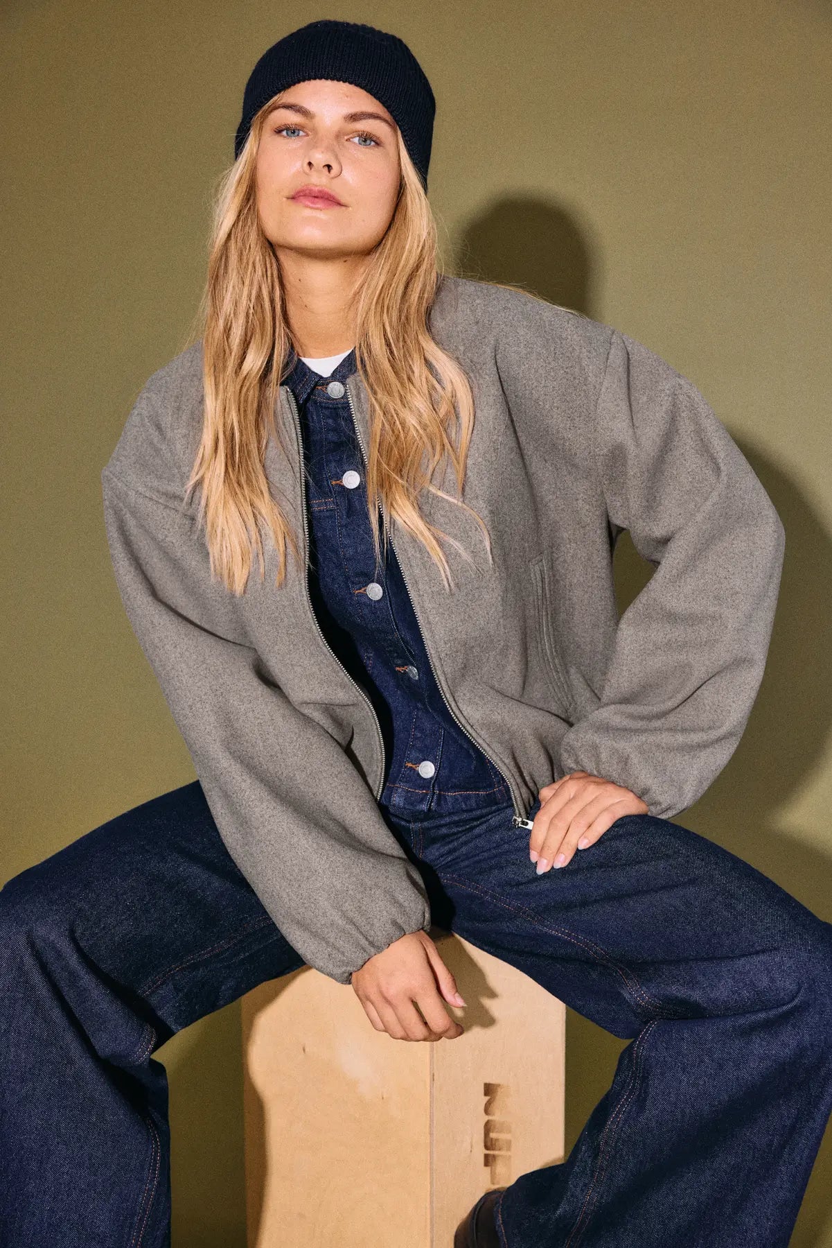 NM LUCY BUBBLE HEM JACKET